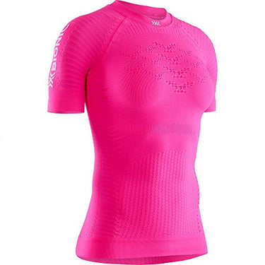 X-Bionic Damen Effektor 4.0 Run, Short Sleeve Shirt, neon Flamingo/Namib red, im Sale